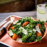 Kale Caesar · leafy healthy, garlic croutons, creole caesar