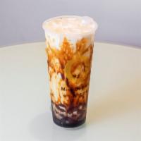 Brown Sugar Latte · One of our most popular drinks of all time, comes with freshly cooked brown sugar boba! Love...