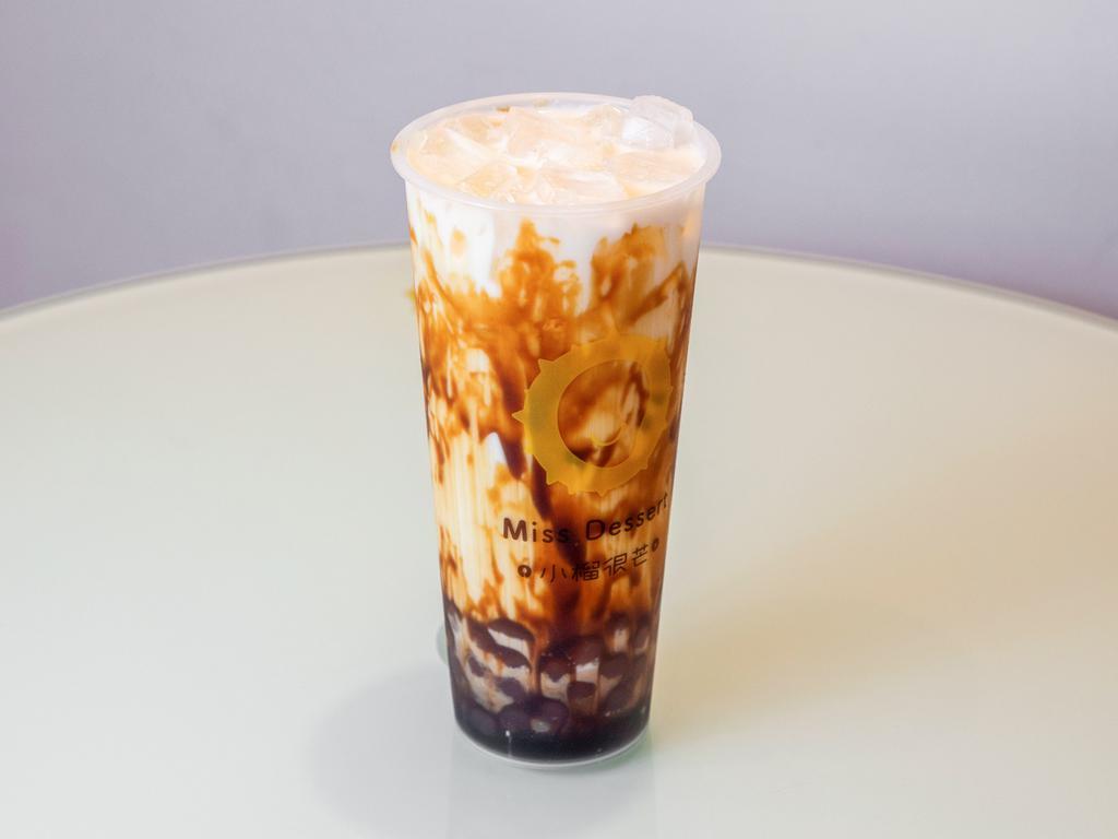 Brown Sugar Latte · One of our most popular drinks of all time, comes with freshly cooked brown sugar boba! Love brown sugar? Love boba? Love sweet stuff? This is your drink of choice- *non-caffeinated* 