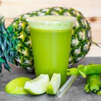 Pineapple Goodness Juice · Apple, pineapple, celery, and ginger.