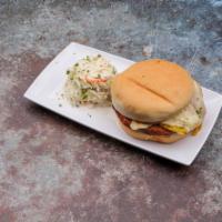 Graziano Sausage Sandwich Basket · Grilled Graziano sausage patty with provolone cheese, banana peppers and marinara served on ...
