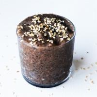 Gluten-Free Nutella Chia Pudding · Chia seeds soaked overnight in dairy-free milk and sweetened with raw cane sugar. (Gluten-fr...