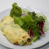 Omelet with Mixed Greens  · 