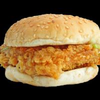 Chicken Sandwich · 2pc Handcrafted marinated chicken tenders, Pickle, Special dressing