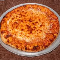 Cheese Pizza · Delicious pizza that comes with tasty marinara sauce and a 3 cheese blend!