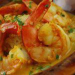 79. Garlic Shrimp Curry · Jumbo shrimp cooked with fresh garlic and curry sauce.serve with rice