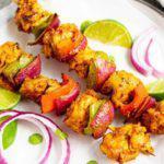 99. Chicken Tikka · Boneless chicken marinated in fresh spices, yogurt, and roasted ina clay oven.serve with nan