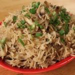 72. Mushroom Fried Rice · Flavored basmati rice cooked with mushrooms & spices.