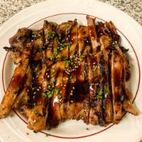 Grilled Chicken · Chicken thigh meat with savory tare sauce.