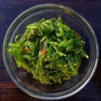 Seaweed Salad · Seasoned seaweed salad.