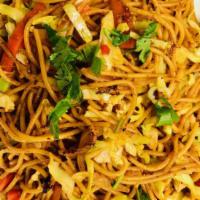 Vegetable Chow Mein · Special noodles served with onion, cabbage, green pepper, carrot and special spices.