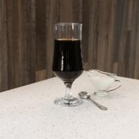 Black Drip Coffee · 12 oz drink for hot version. 16 oz drink for iced version. This Black Coffee is made with Ri...