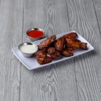 Wings · Choose hot, mild, BBQ or hot BBQ.