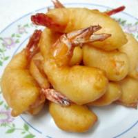Fried Jumbo Shrimps · 