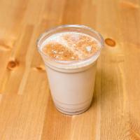 Peanut Cacao Smoothie · Peanut butter, banana, cacao, almond milk.