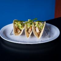 3 Street Tacos · Your choice of the following: Cajun shrimp, grilled steak, chicken Philly or fried fish.