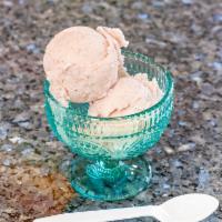 Strawberry Ice Cream · Treat yourself to creamy, premium ice cream. Select by the scoop or by the pint! 