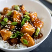 General Tso's Chicken  · with Veggie Fried Rice