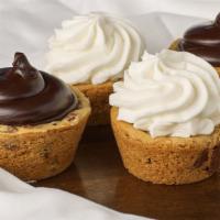 Cookie Cup · A gourmet cookie cup with buttercream frosting.