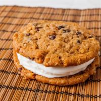 Cookie Sandwich · Any two regular cookies hugging a scoop of premium vanilla ice-cream or buttercream frosting!