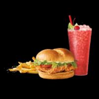 Classic Chicken Sandwich combo#10 · Brioche bun, mayonnaise, lettuce &tomato