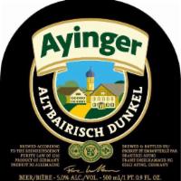 Ayinger Altbairisch Dunkel Single Bottle  500 ml.  · Must be 21 to purchase.