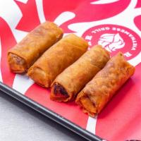 4 Piece Pork Egg Roll · Crispy fried golden brown pieces of Vietnamese Eggrolls, served with fish sauce. Always a fa...