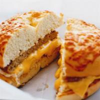 Sausage, Egg and American Cheese Sandwich · 