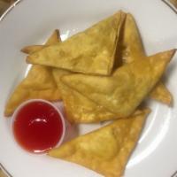 27. Seven Pieces Crispy Fried Crab Rangoon · Crabmeat and cream cheese.