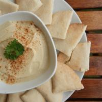 Houmus · Dip made from chickpeas.