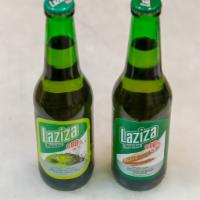 Imported Soda Laziza · Green Apple, Original (Wheat) or Raspberry