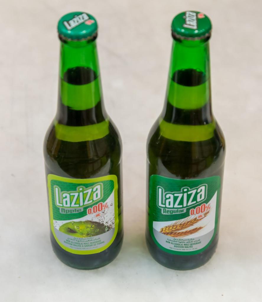 Imported Soda Laziza · Green Apple, Original (Wheat) or Raspberry