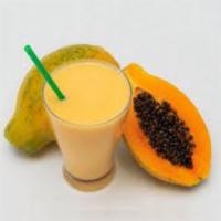 Batido de Papaya (Lechosa, Fruta Bomba) · Papaya fruit shake