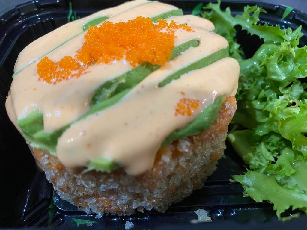 Spicy Salmon Tartar · Spicy salmon mixed with house spicy sauce and masago. 