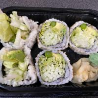 Vegetable Roll · Lettuce, cucumber, avocado and asparagus. 
