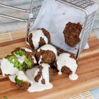 Falafel Plate · 6 pieces of our best falafel balls served with tahini.