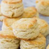 Biscuits · Dense flaky pastry.