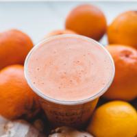 Outrageous Orange  · Fresh squeezed oranges, lemon, carrots and ginger.