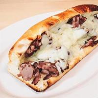 Philly Beef (16 Inch) · A select cut of hand sliced roast beef dipped in au jus and topped with onions, green pepper...