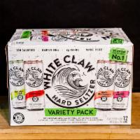 White Claw Hard Seltzer Variety Pack · Must be 21 to purchase. 12 pieces of 12 oz. Cans white claw hard seltzer is made using a per...