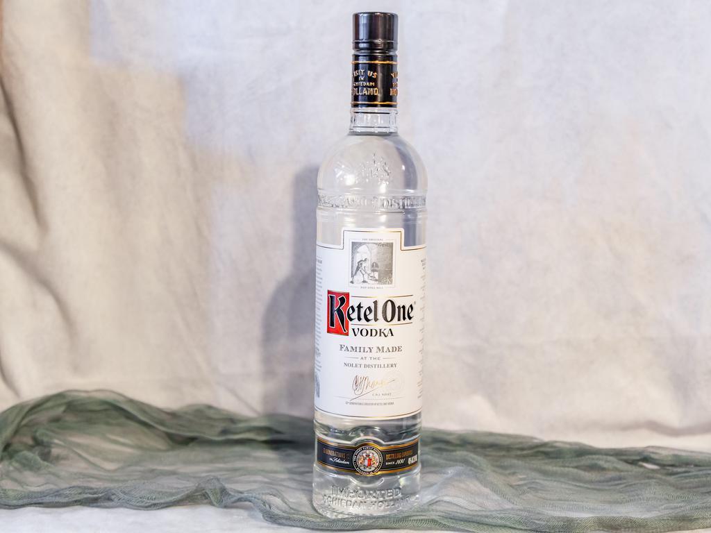 Ketel One Vodka · Must be 21 to purchase. Experience the taste inspired by traditional distilling expertise with Ketel One Family Made Vodka. Our 80 proof vodka is carefully crafted using exclusively 100% non-GMO European wheat for smoothness and neutrality. Distilled in copper pot stills, filtered over loose charcoal and stored in lined tanks, our vodka offers a crisp, unique flavor and strong finish. Perfect on its own or added with your favorite cocktail, simply mix with club soda, a cucumber ribbon and garnish with a sprig of mint for a refreshing tasting Soda with Cucumber Mint cocktail. For over 11 generations, since our family distillery was founded in 1691, we have been dedicated to crafting the finest spirits, allowing us to unlock the secret of creating a vodka of exceptional smoothness. Ketel One Family Made Vodka is crafted with 100% non-GMO grain. It owes its distinctive quality to a combination of modern distilling techniques and the magic of traditional copper stills - including our 'Pot Still #1.' Come visit us in Schiedam! We'd be happy to show you around. Please drink responsibly. 