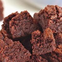 Chocolate Brownie Bites · 6 pieces. Rich, fudgy brownies with dark chocolate glaze, 6 brownies.