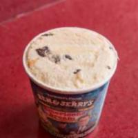 Americone Dream Ice Cream · Ben and Jerry's ice cream flavor. Vanilla ice cream with fudge covered waffle cone pieces an...