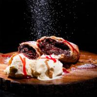 Chocolate Lava Pie Crust Rolls · Our moist one of a kind chocolate lava cake and chocolate filling wrapped in our home made p...
