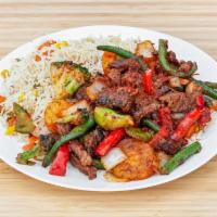 Special Tibsie Derho · Tender cubes of beef with rice, sauteed with onion, green pepper and tomato. Seasoned with f...