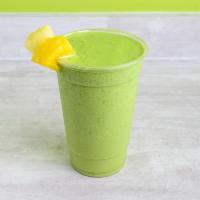 Green Smoothie · Banana, spinach, pineapple, and vanilla protein. 