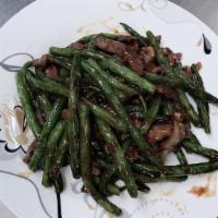 71. Beef with String Beans · Hot and spicy.