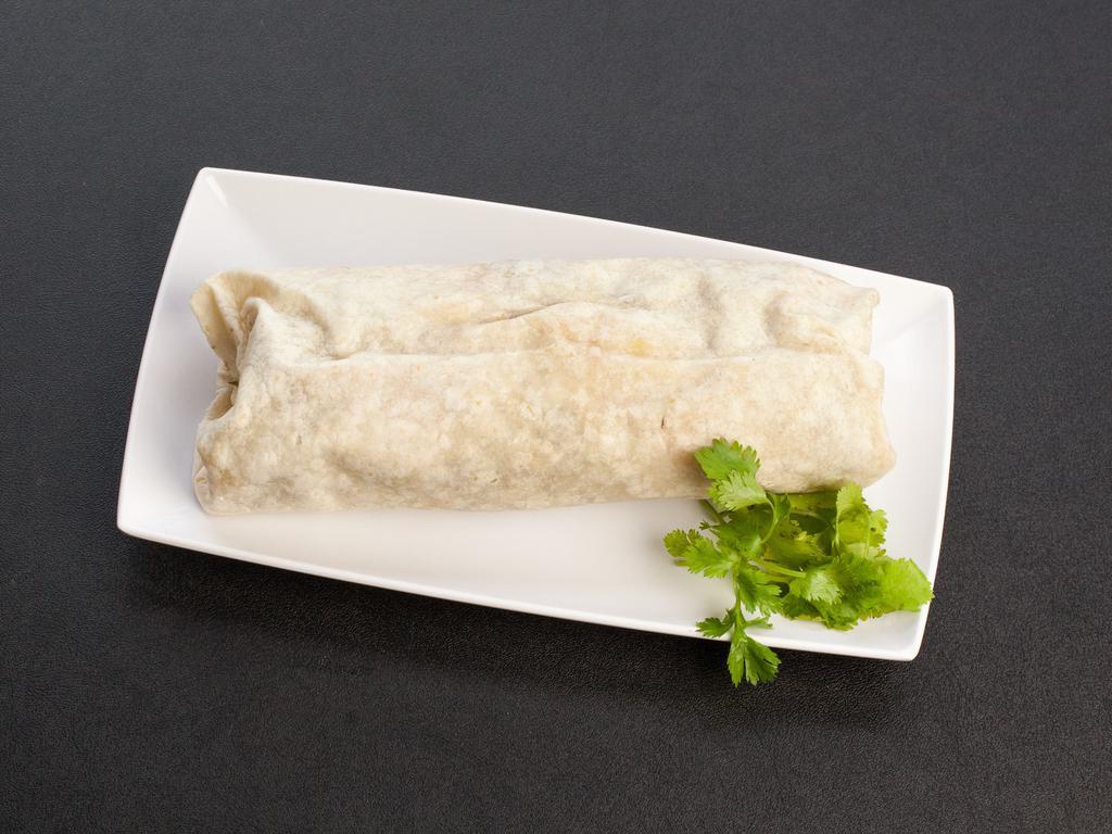 Super Burrito · A flour tortilla filled with rice, beans, salsa, pico de gallo, sour cream, cheese, and your choice of meat.