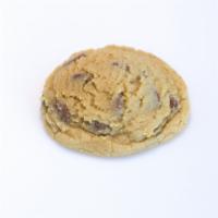 Chocolate Chip Cookie · A mound of chips with a little dough.