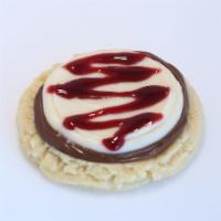 Crepe Sugar Cookie · Nutella, vanilla icing and drizzle raspberry or caramel.